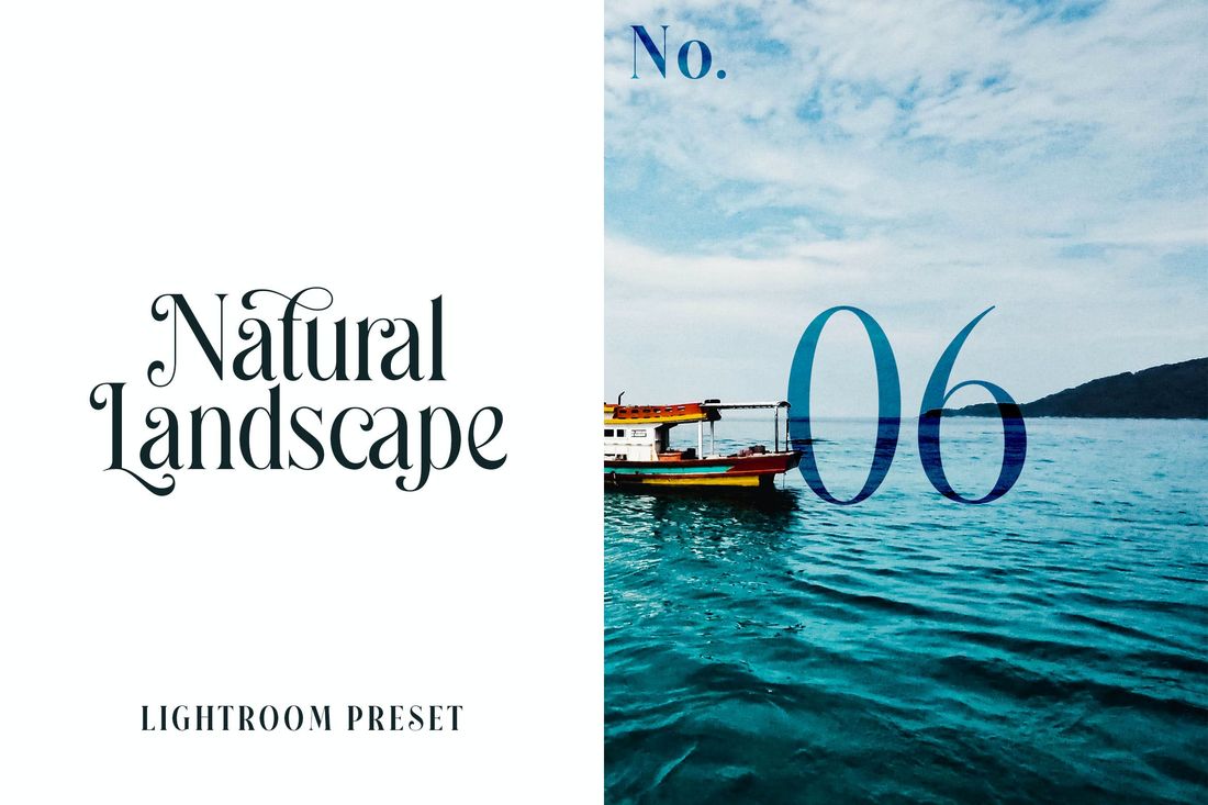 Lightroom Preset Natural Landscape No.06