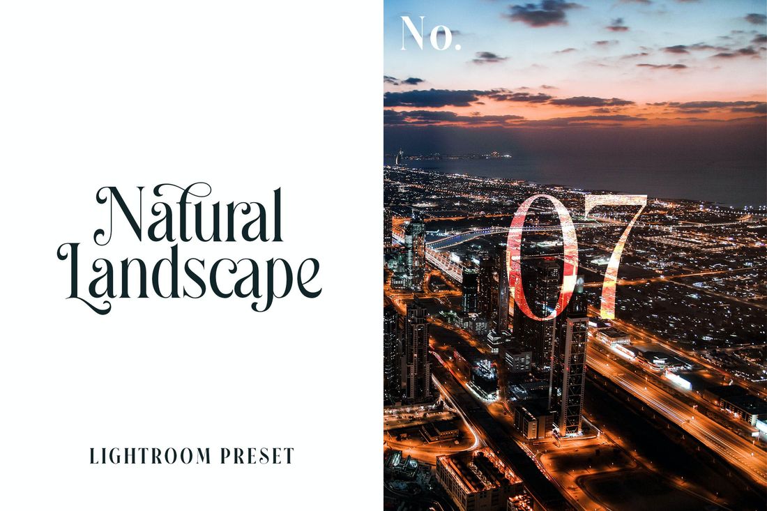 Lightroom Preset Natural Landscape No.07