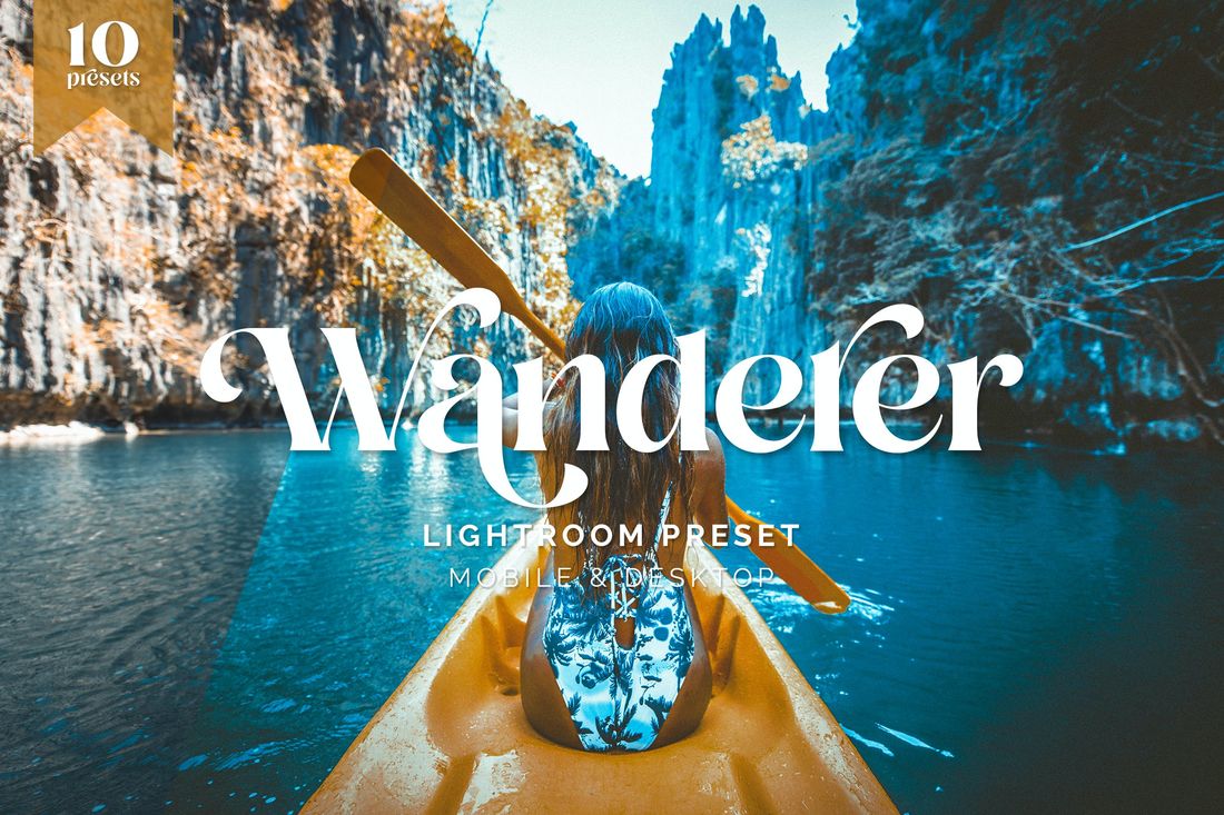 Lightroom Presets Wanderer Calm Cool Tone TW