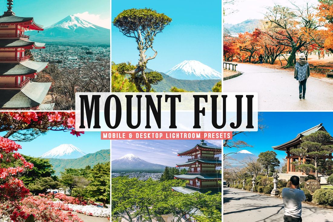 Mount Fuji Mobile & Desktop Lightroom Presets