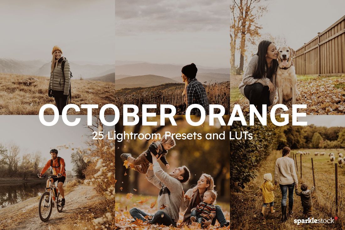 October Orange Lightroom Presets and LUTs