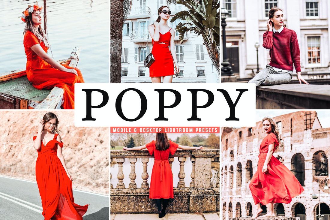Poppy Mobile & Desktop Lightroom Presets