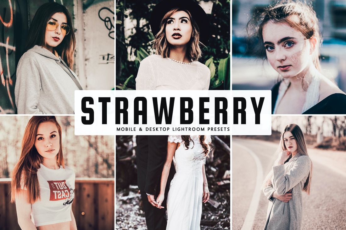 Strawberry Mobile & Desktop Lightroom Presets