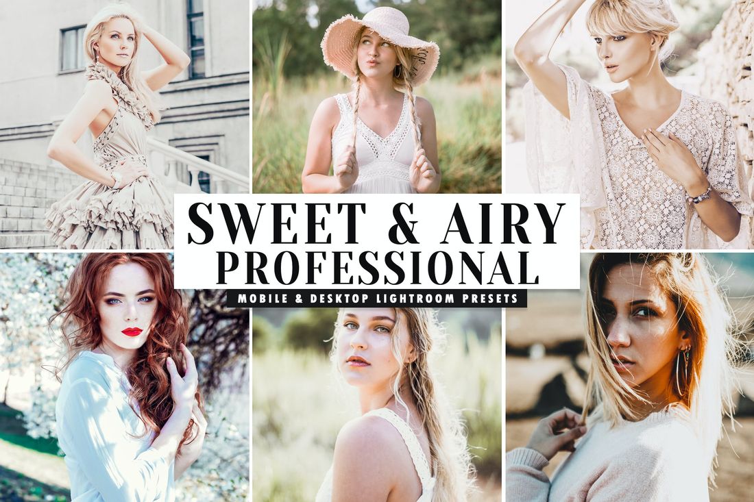 Sweet & Airy Mobile & Desktop Lightroom Presets