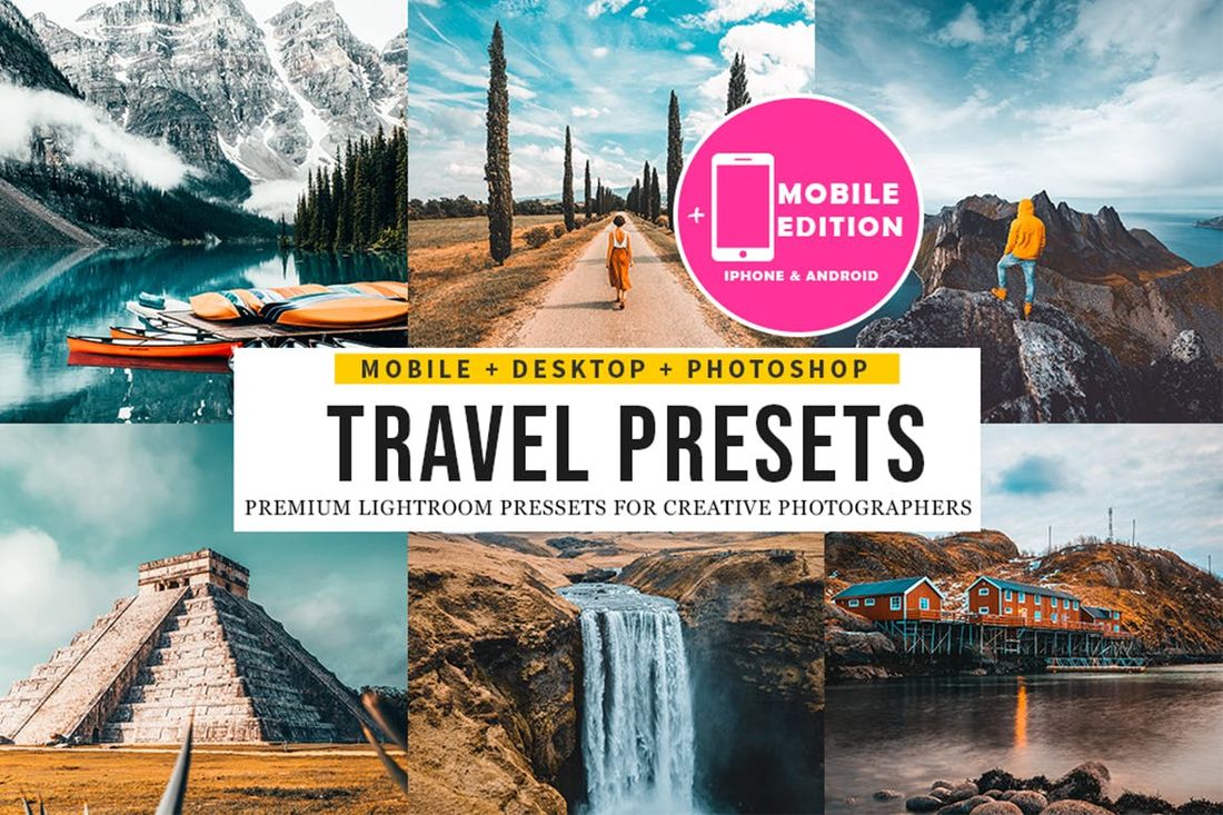 Travel insta Lightroom Presets Mobile & Desktop