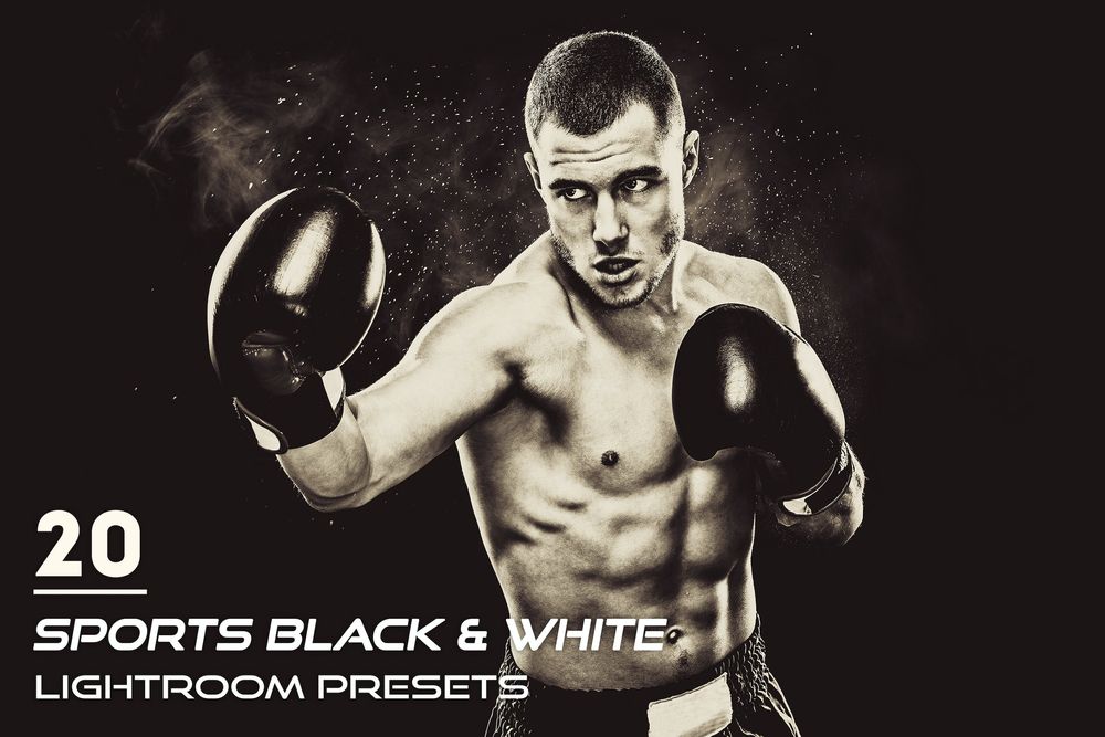 20 Sports Black & White Lightroom Presets