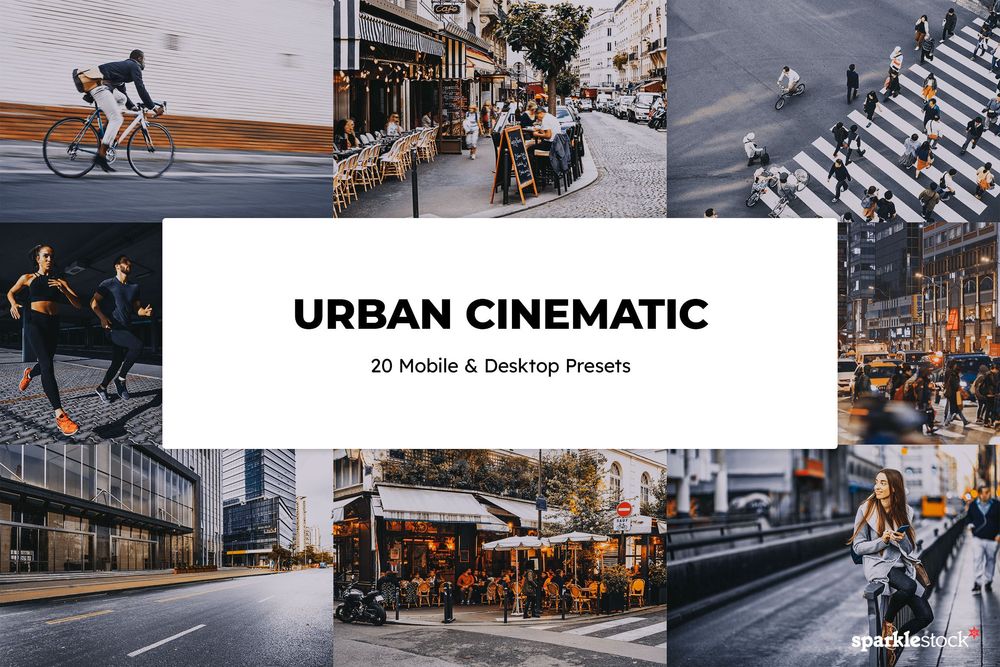 20 Urban Cinematic Lightroom Presets & LUTs