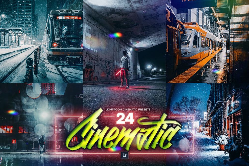 24 Cinematic PRO Lightroom Effects
