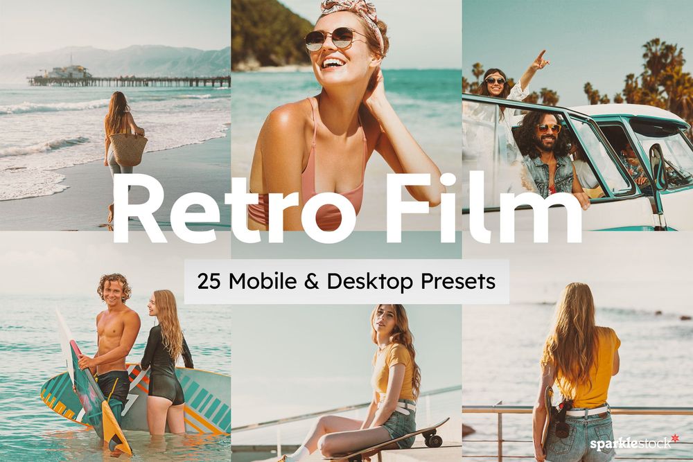 25 Retro Film Lightroom Presets and LUTs