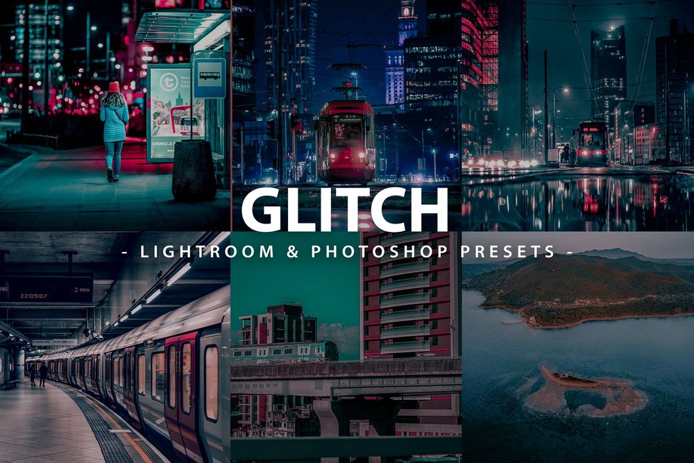 5 Glitch Lightroom Preset Pack
