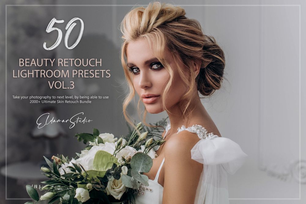 50 Beauty Retouch Lightroom Presets Vol. 3