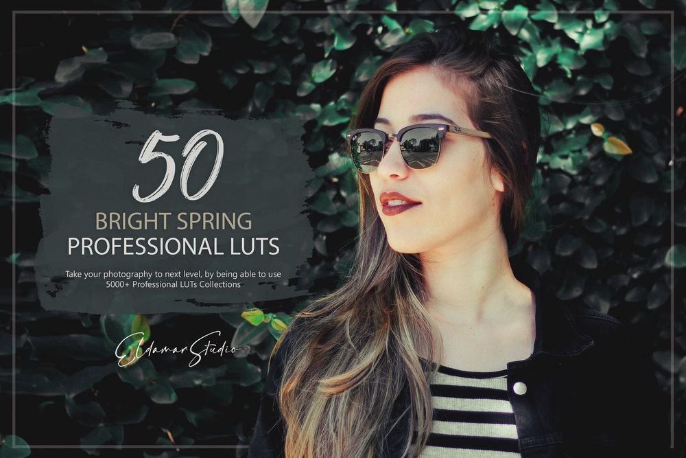 50 Bright Spring LUTs Pack