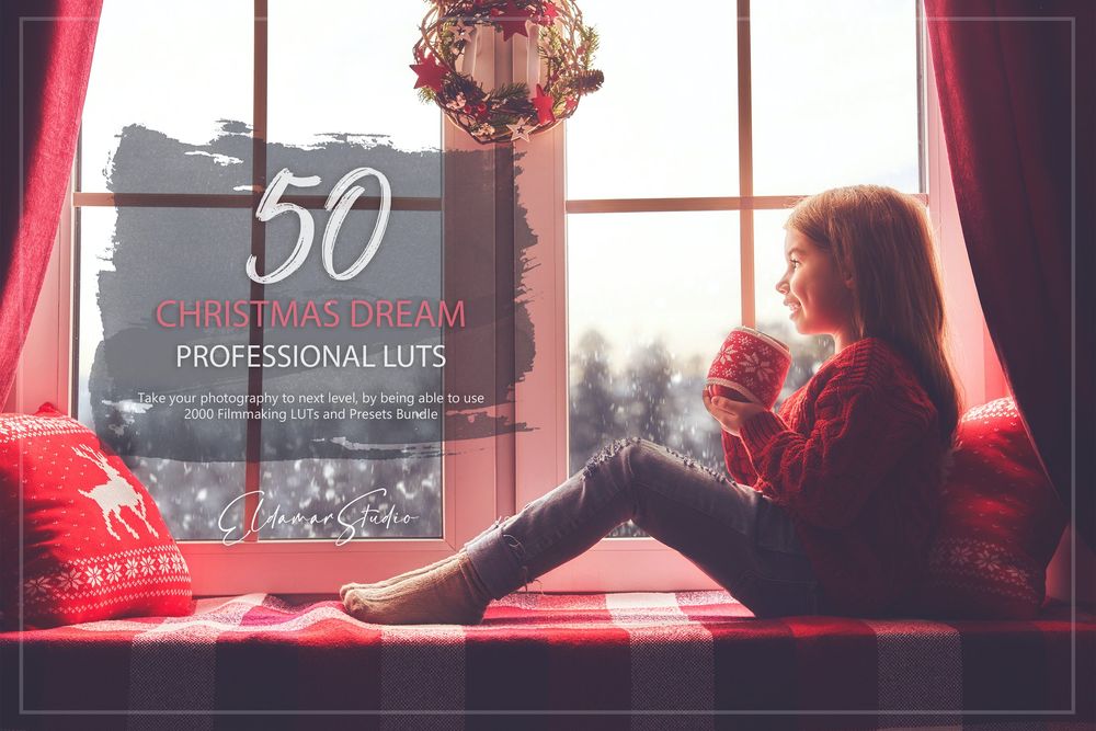 50 Christmas Dream LUTs and Presets Pack