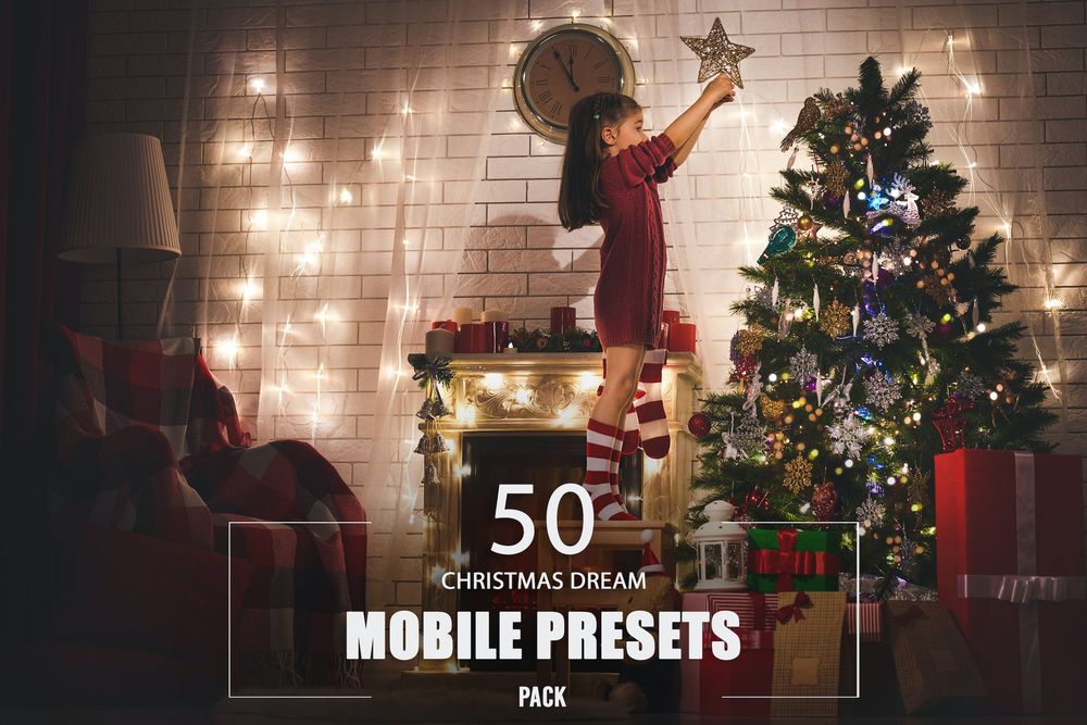 50 Christmas Dream Mobile Presets Pack