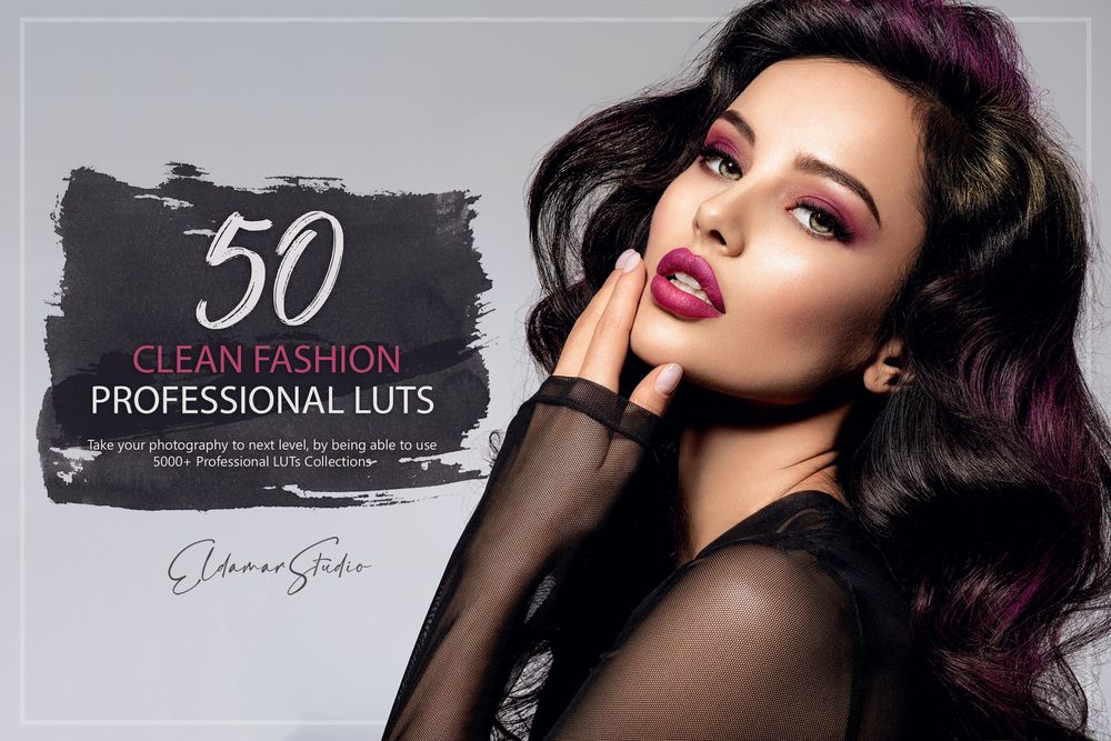 50 Clean Fashion LUTs Pack