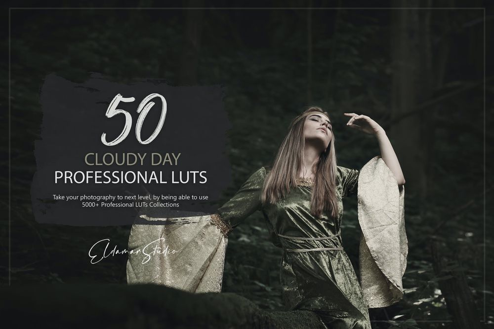 50 Cloudy Day LUTs Pack