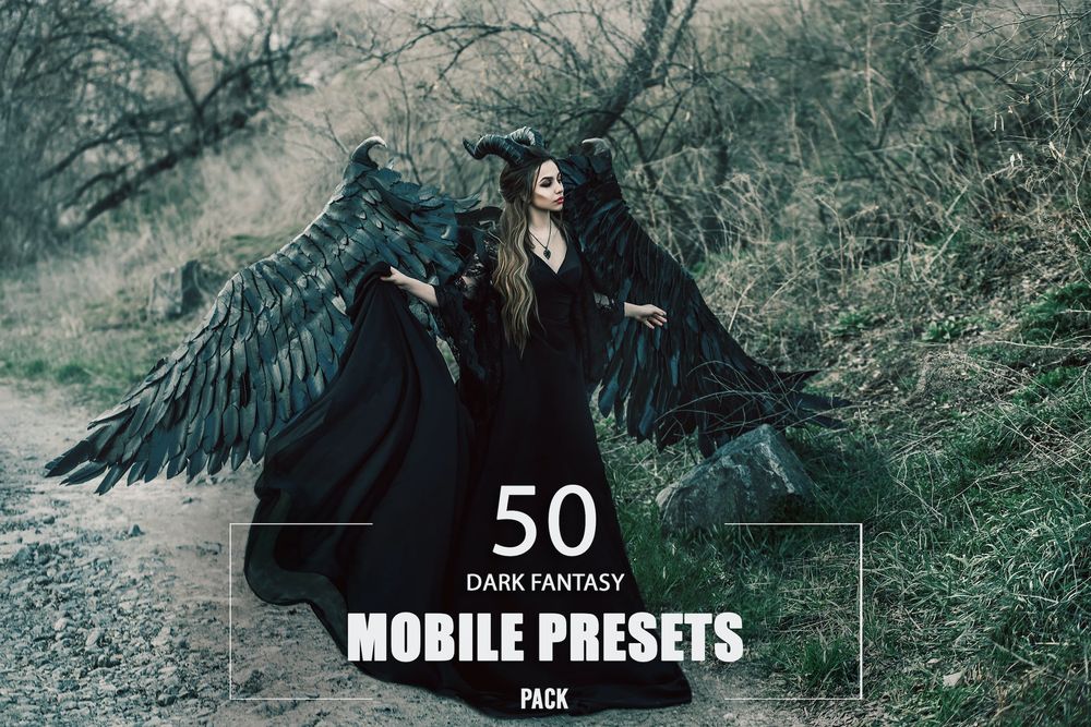 50 Dark Fantasy Mobile Presets Pack