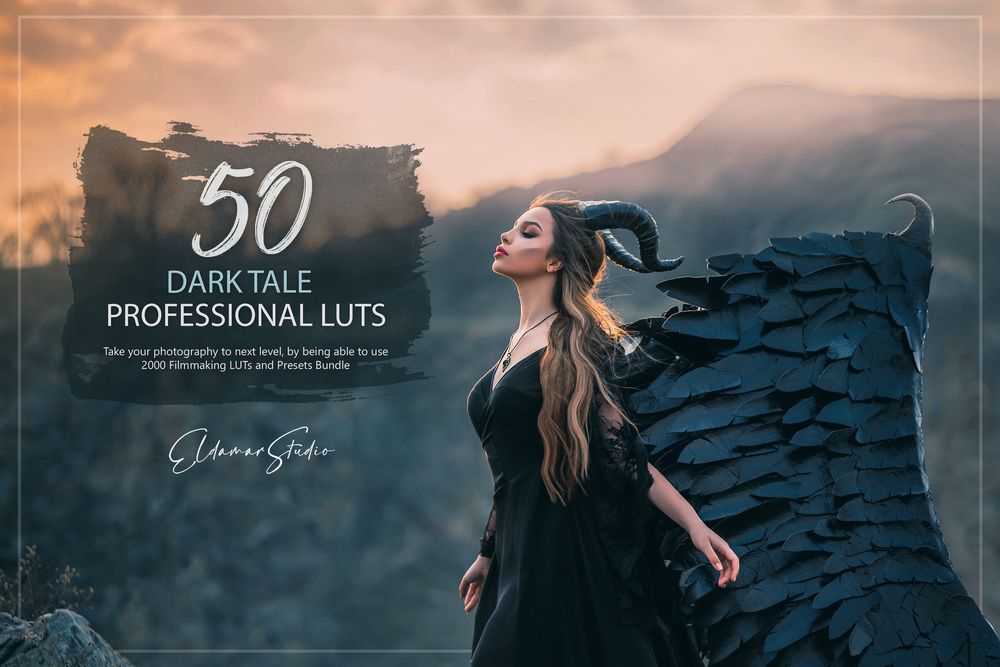 50 Dark Tale LUTs and Presets Pack