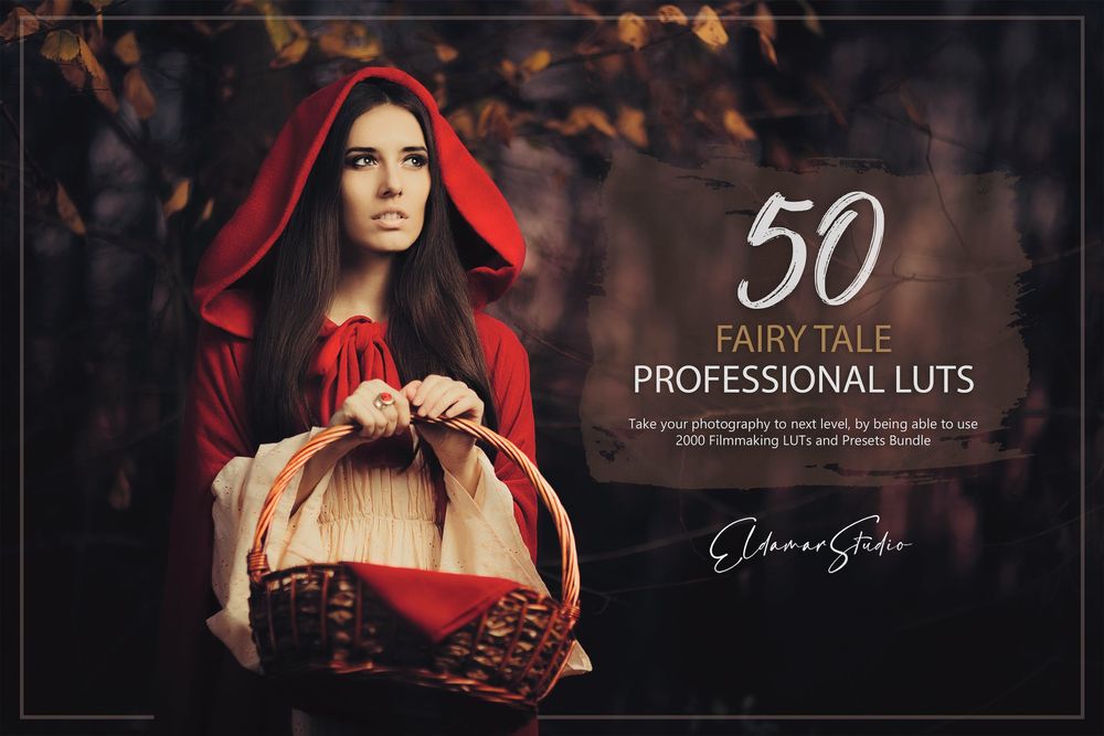 50 Fairy Tale LUTs and Presets Pack