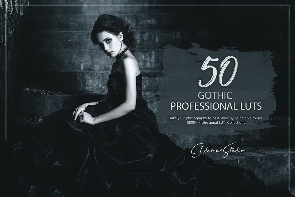 50 Gothic LUTs Pack