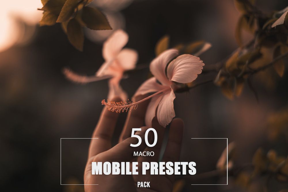 50 Macro Mobile Presets Pack