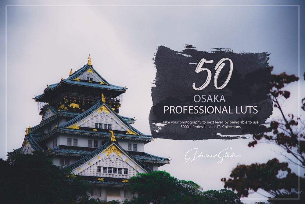 50 Osaka LUTs Pack