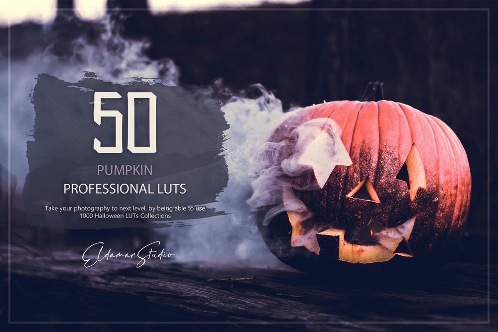 50 Pumpkin LUTs and Presets Pack