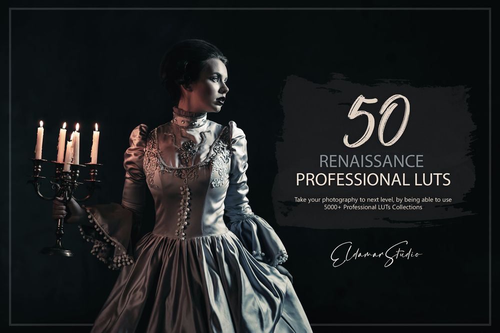50 Renaissance LUTs Pack