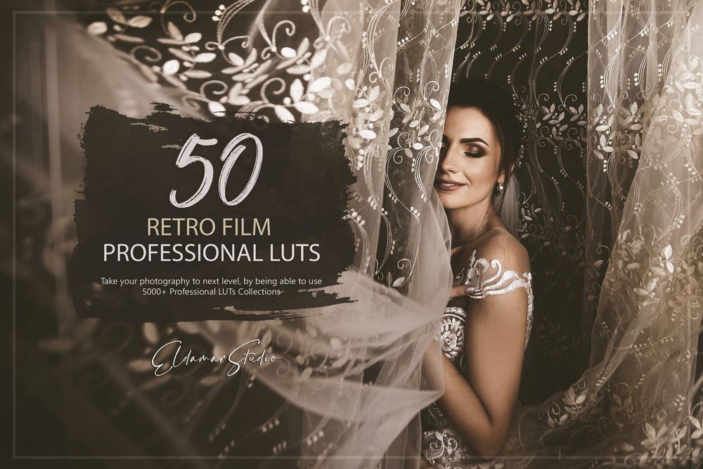 50 Retro Film LUTs Pack