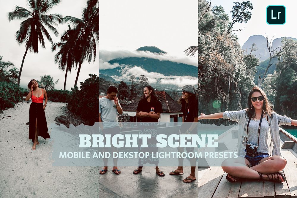 明亮的场景美拍画面效果预设