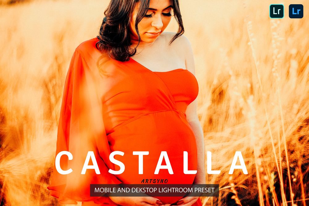 卡斯塔利主题暖色调画面效果预设