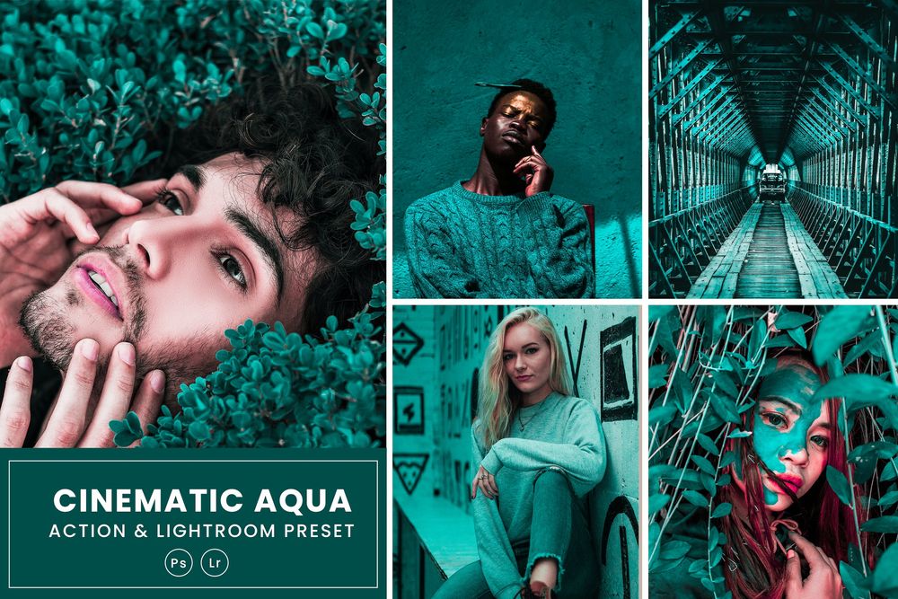 湖蓝主题美拍画面效果预设