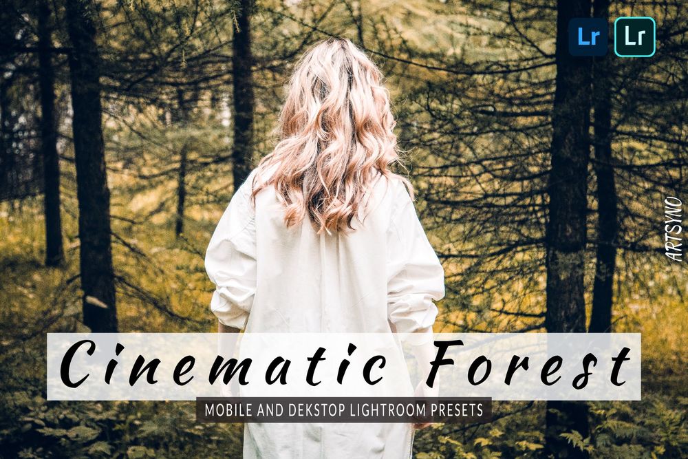 绿色健康户外森林环境美拍预设