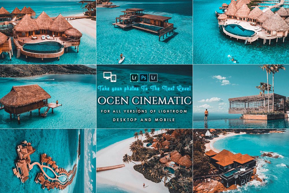 适用于移动设备和桌面的电影海洋预设