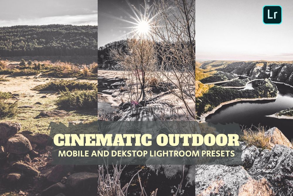 黑色调户外主题拍照预设