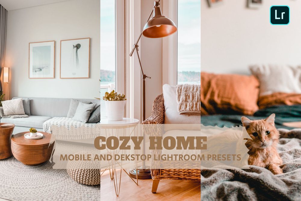 舒适的家庭环境主题室内拍照画面效果预设