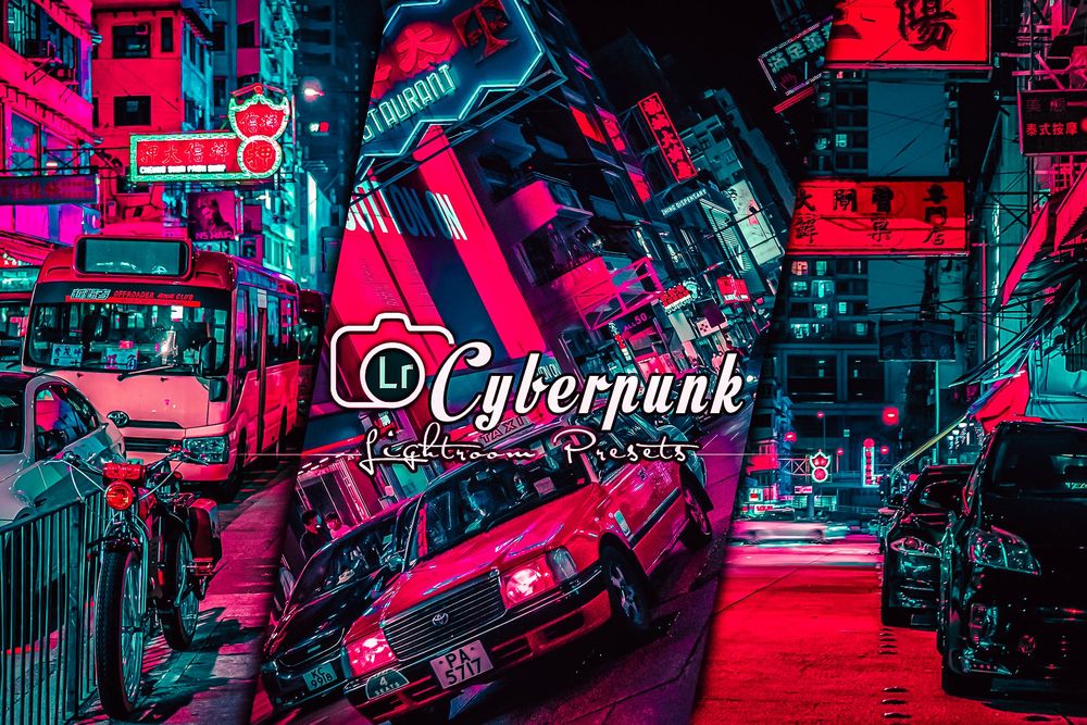 赛博朋克主题美拍科幻效果画面预设