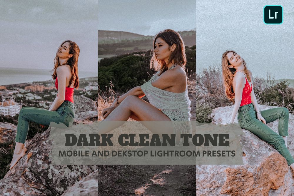 深色干净色调户外场景美拍预设