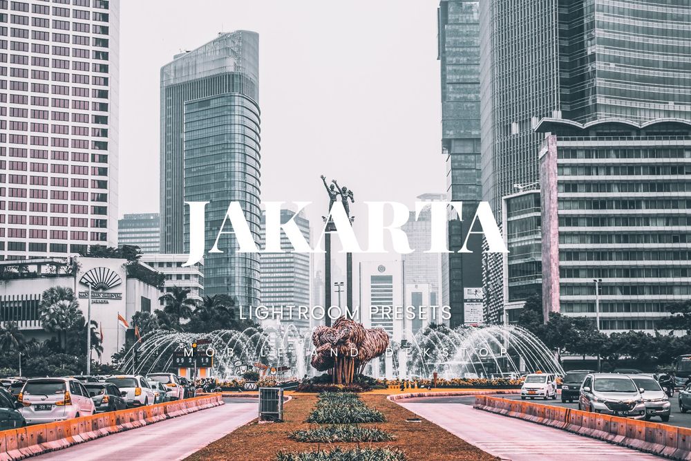 雅加达户外场景美拍画面效果预设