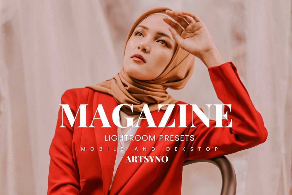 时尚杂志美拍画面效果预设