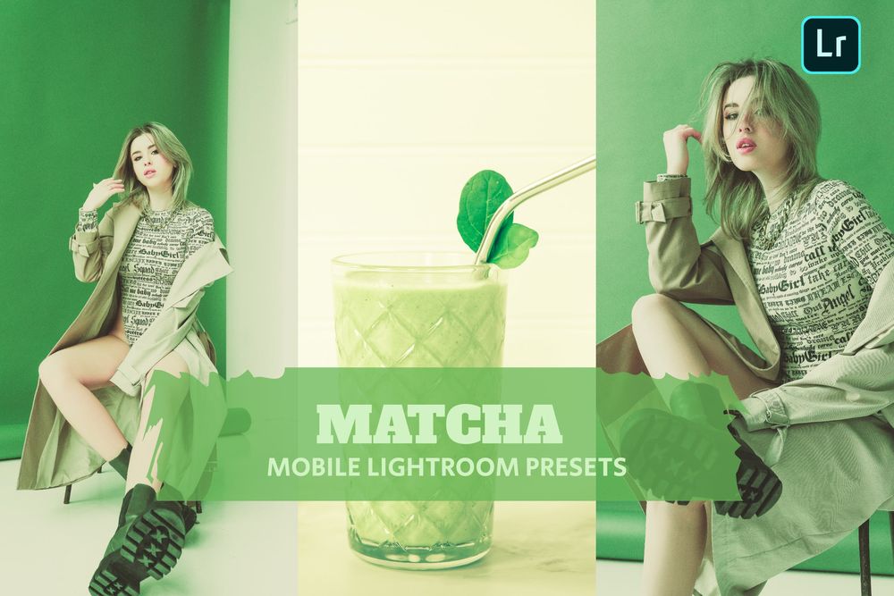 抹茶绿色调主题美拍画面效果预设