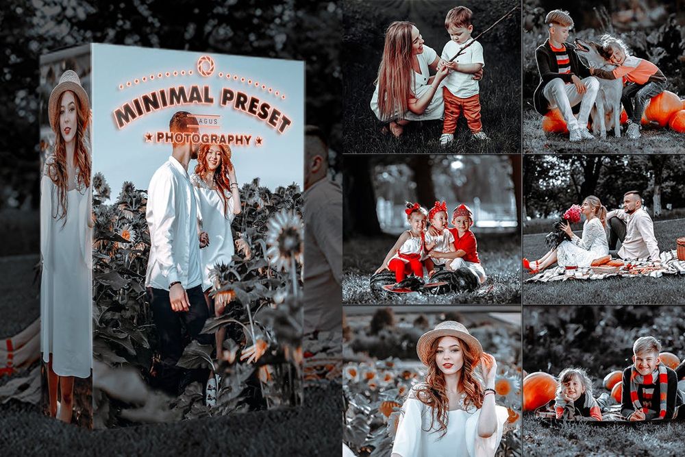 简单粗暴突出主体物的画面效果预设