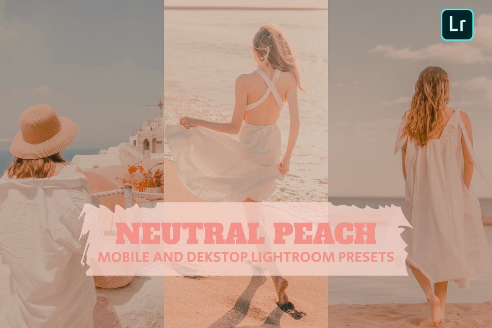 中性桃子色调甜美画面效果预设