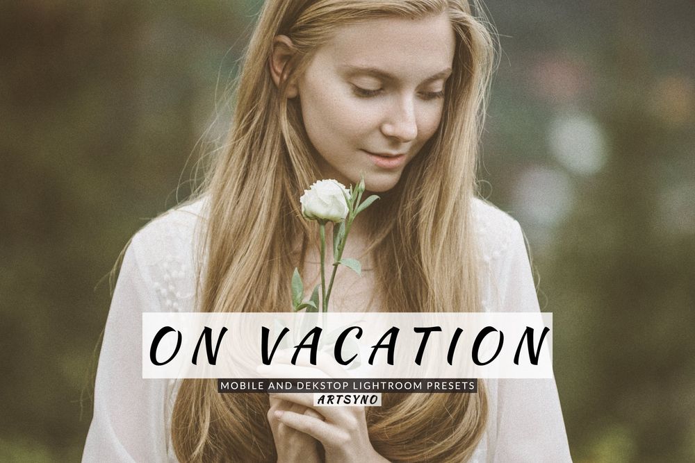 休闲度假放松心情主题美拍画面效果预设