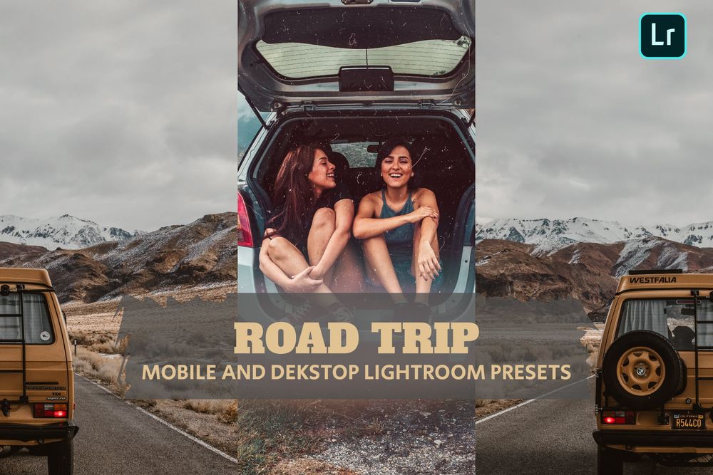 开车旅行场景照画面效果预设