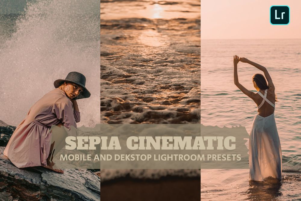 棕褐色电影画质画面效果预设