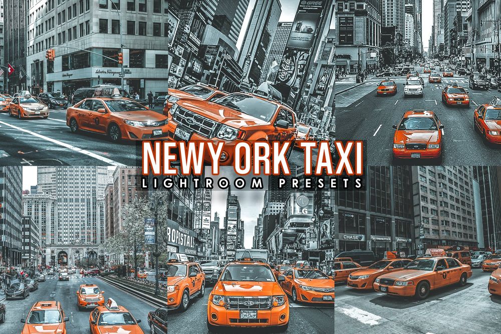 街头出租车场景拍照预设