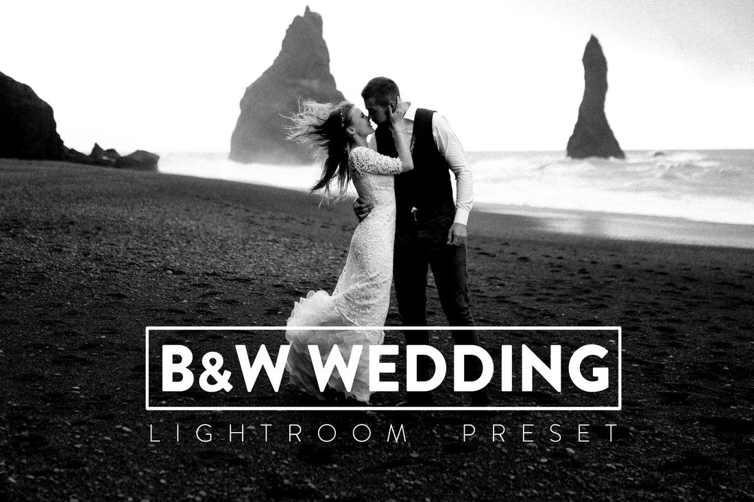 10款 Black and White Wedding Lightroom Preset
