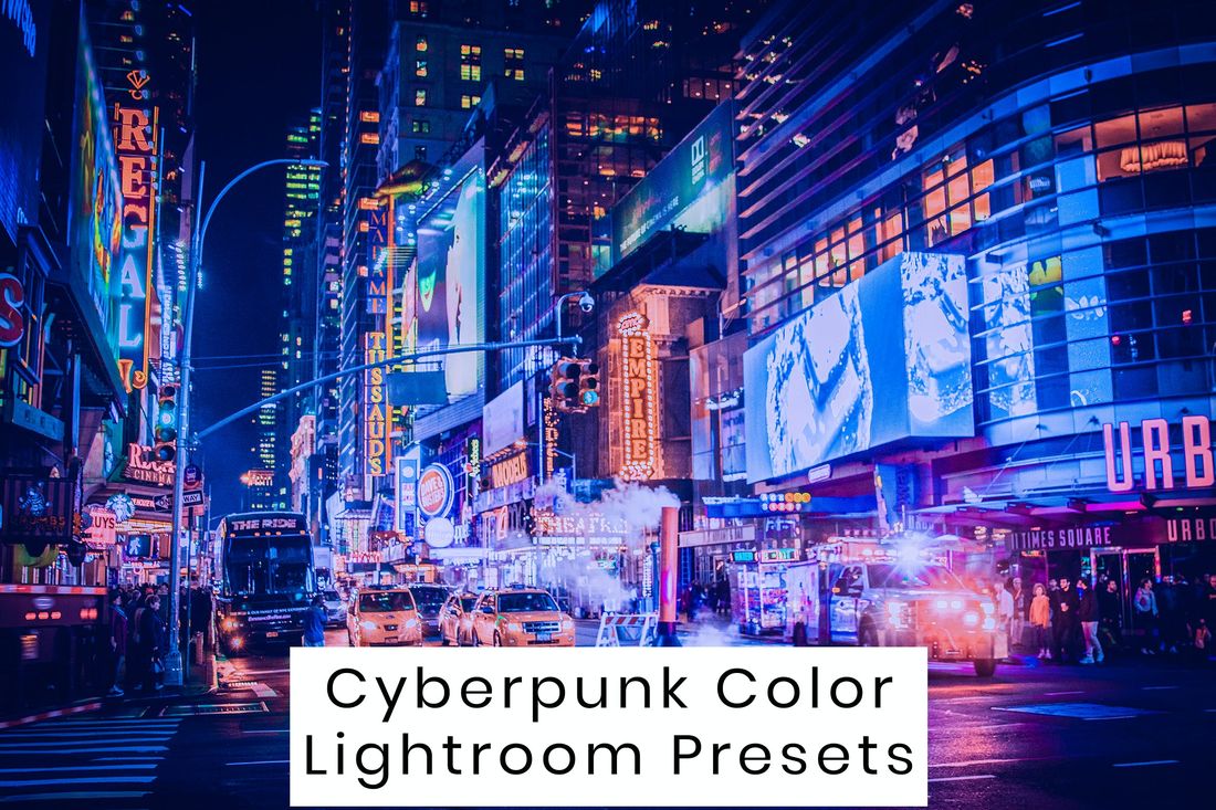10款 Cyberpunk Color Lightroom Presets