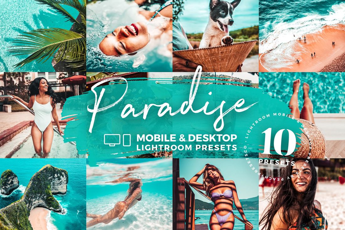10款 Paradise Lightroom Mobile and Desktop Presets